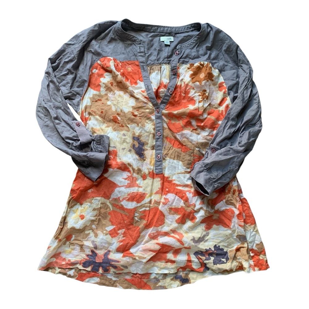 Anthropologie Odille Floral Button-Up Blouse 2